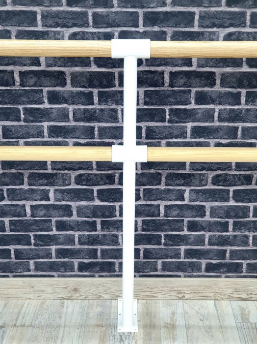 Кріплення в підлогу два ряди порошок білий