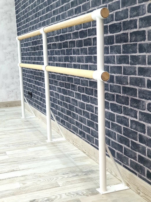 Кріплення в підлогу два ряди порошок білий