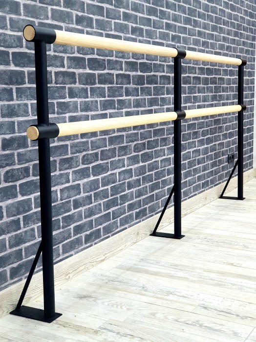 Кріплення в підлогу два ряди порошок чорний