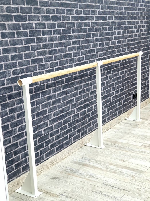 Кріплення в підлогу один ряд порошок білий