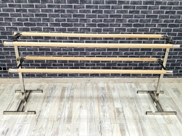 Верстат переносний двосторонній 4 поручня нержавіючий