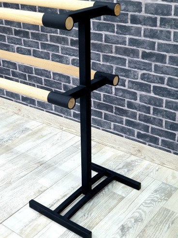 Верстат переносний двосторонній 4 поручня чорний оксамит