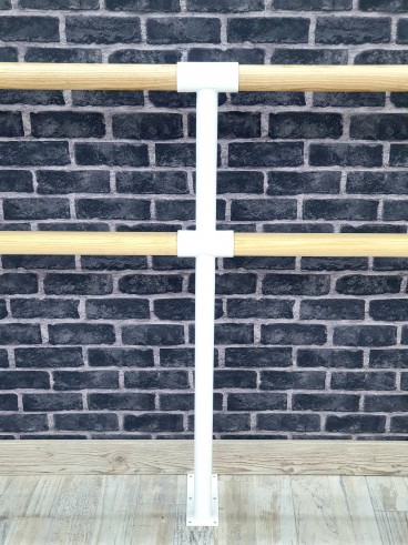 Кріплення в підлогу два ряди порошок білий