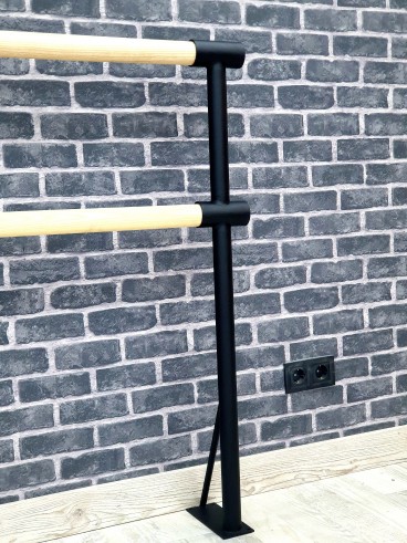 Кріплення в підлогу два ряди порошок чорний