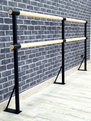 Кріплення в підлогу два ряди порошок чорний